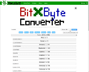 Bit X Byte Converter